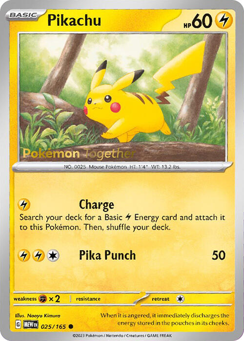 Pikachu (025/165) (PokePost Promo) [Scarlet & Violet: 151] | Black Swamp Games