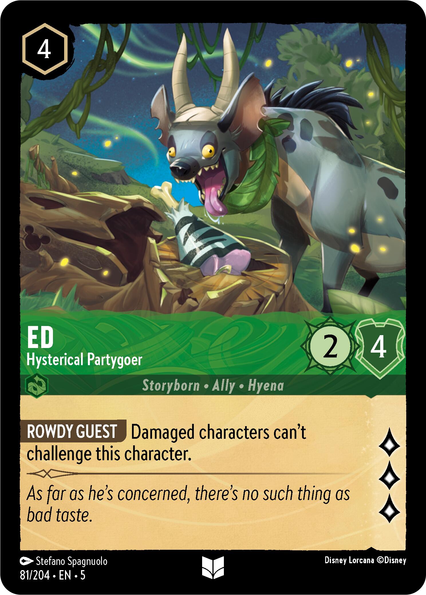 Ed - Hysterical Partygoer (81/204) [Shimmering Skies] | Black Swamp Games