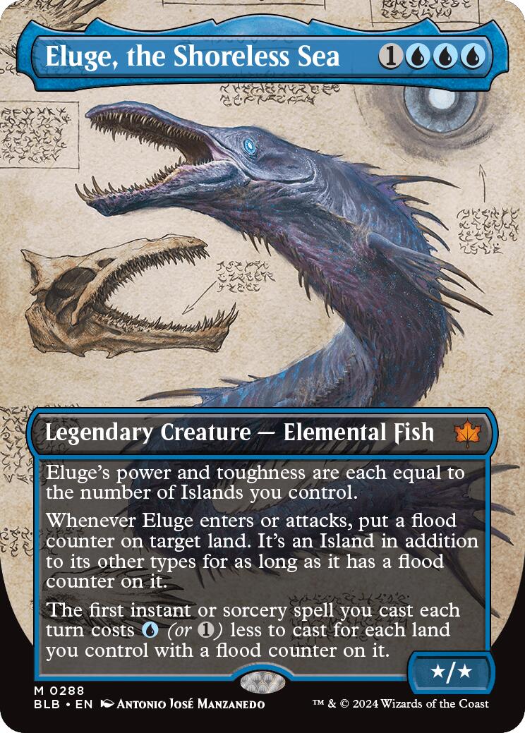 Eluge, the Shoreless Sea (Borderless) [Bloomburrow] | Black Swamp Games