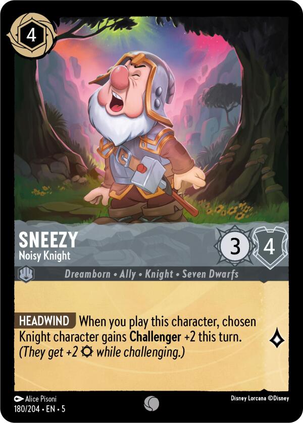 Sneezy - Noisy Knight (180/204) [Shimmering Skies] | Black Swamp Games