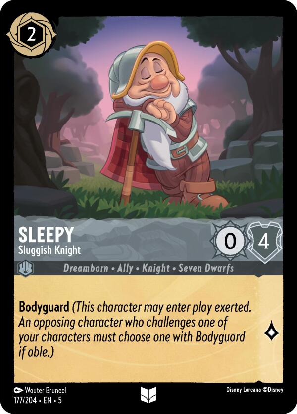 Sleepy - Sluggish Knight (177/204) [Shimmering Skies] | Black Swamp Games