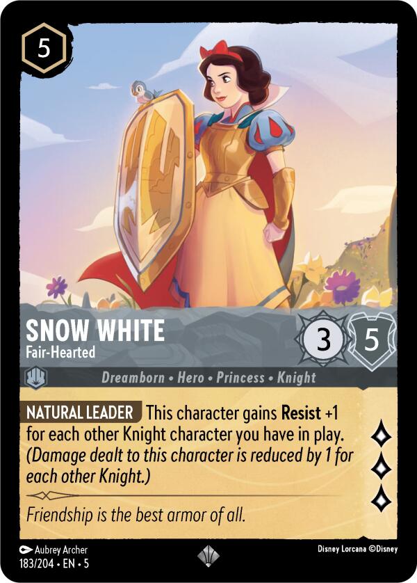 Snow White - Fair-Hearted (183/204) [Shimmering Skies] | Black Swamp Games