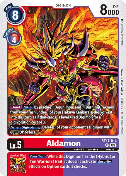 Aldamon [BT17-014] [Secret Crisis] | Black Swamp Games