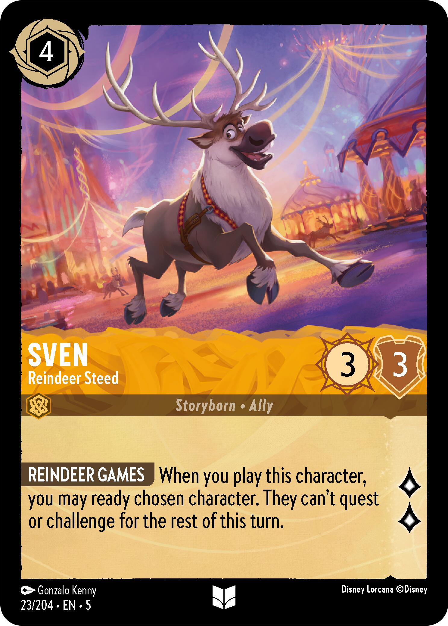 Sven - Reindeer Steed (23/204) [Shimmering Skies] | Black Swamp Games