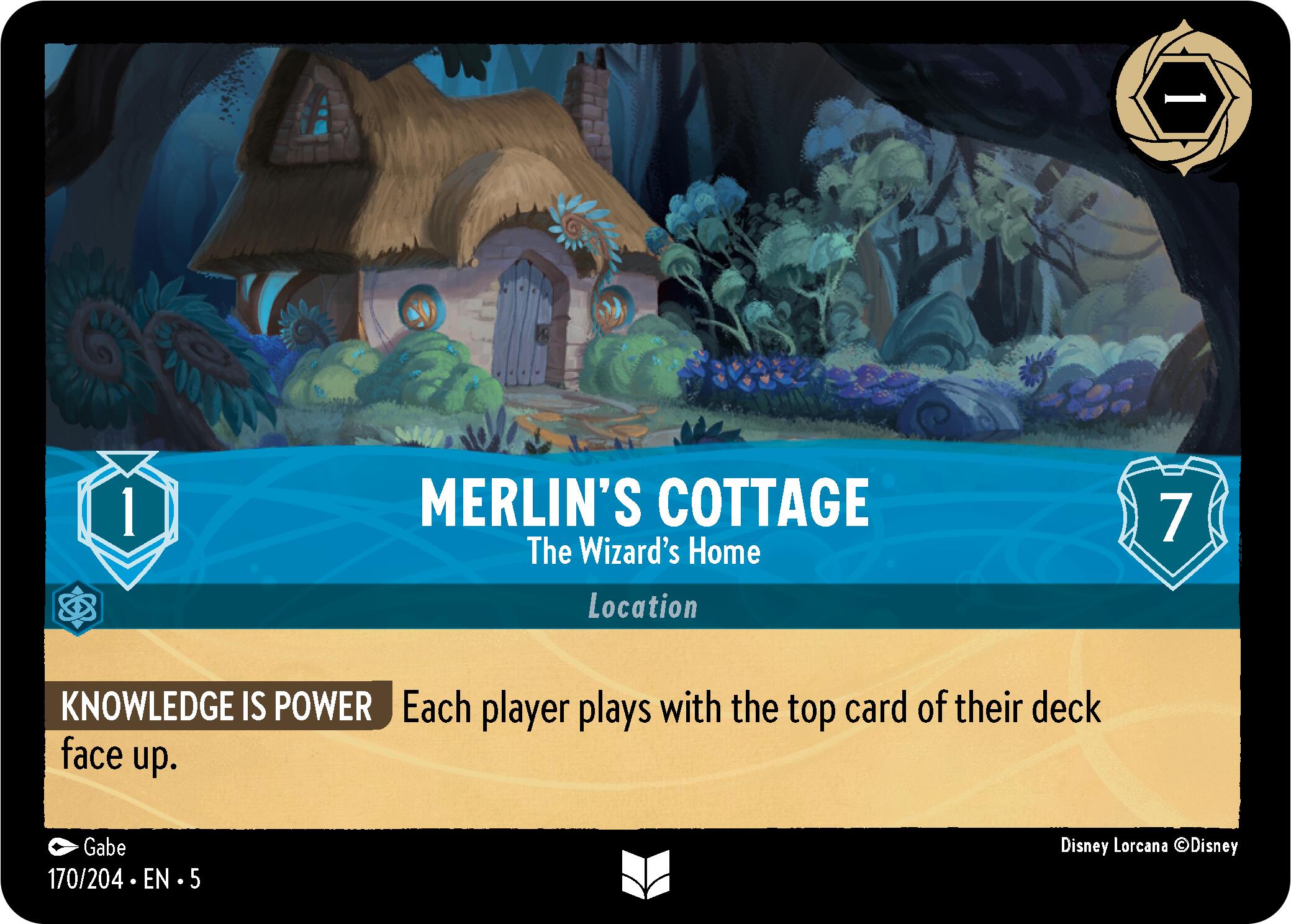 Merlin's Cottage - The Wizard's Home (170/204) [Shimmering Skies] | Black Swamp Games