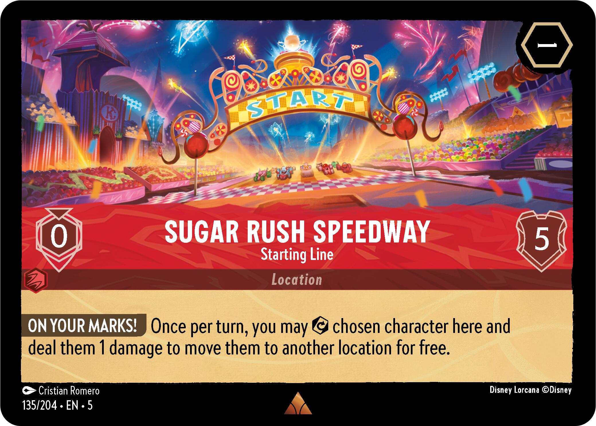 Sugar Rush Speedway - Starting Line (135/204) [Shimmering Skies] | Black Swamp Games