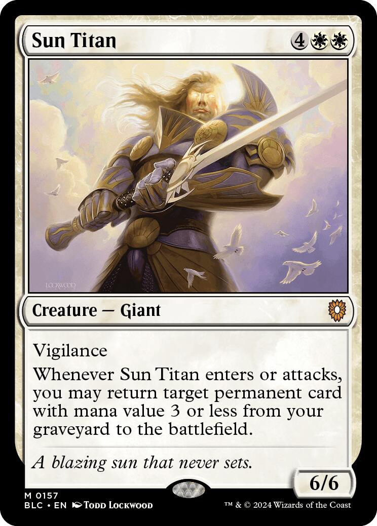 Sun Titan [Bloomburrow Commander] | Black Swamp Games