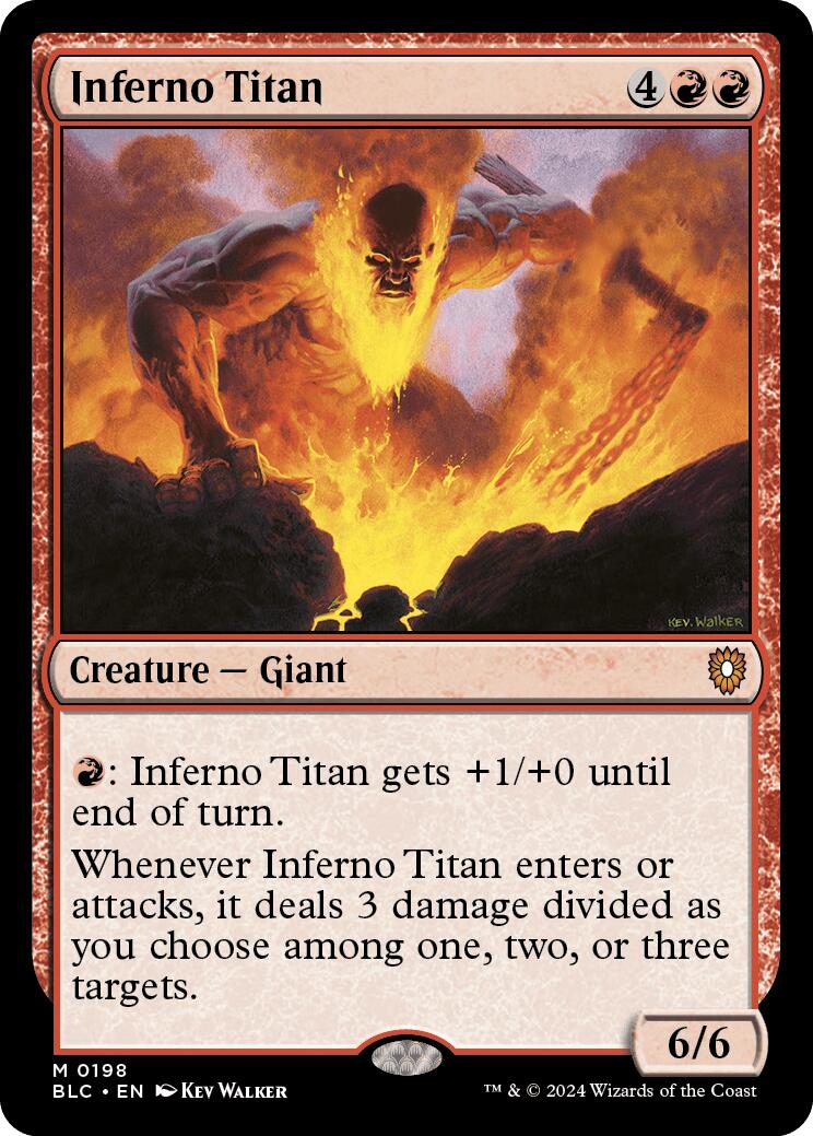 Inferno Titan [Bloomburrow Commander] | Black Swamp Games