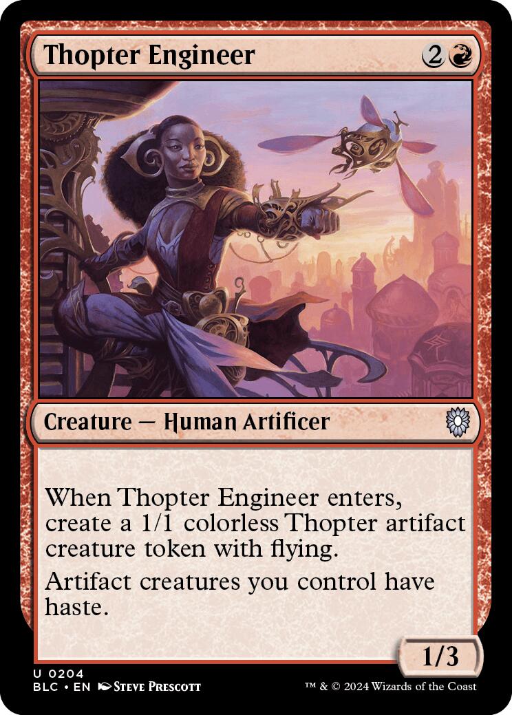 Thopter Engineer [Bloomburrow Commander] | Black Swamp Games