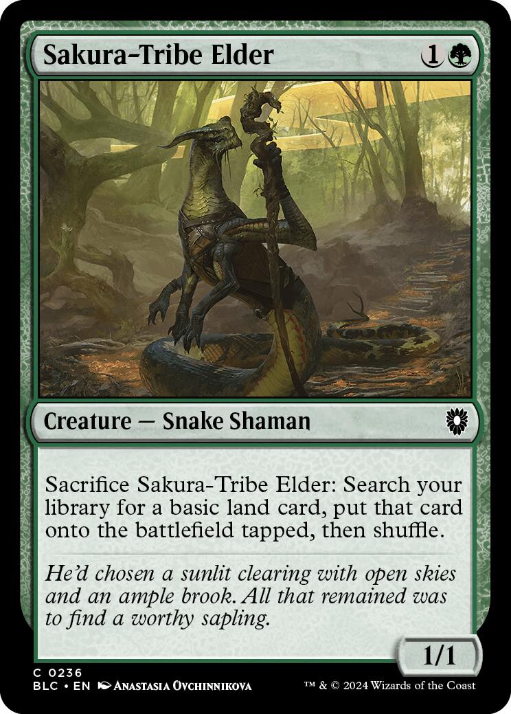 Sakura-Tribe Elder [Bloomburrow Commander] | Black Swamp Games