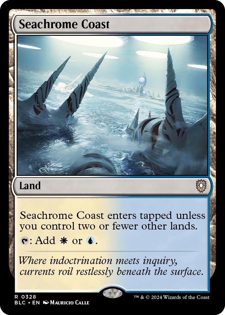 Seachrome Coast [Bloomburrow Commander] | Black Swamp Games