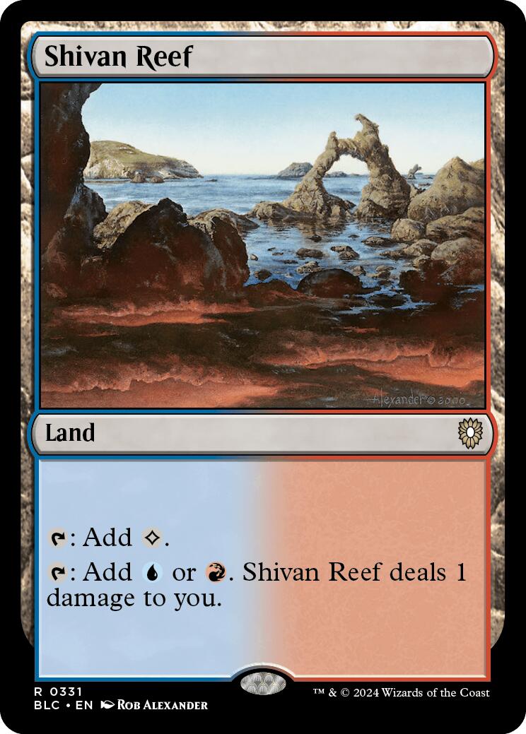 Shivan Reef [Bloomburrow Commander] | Black Swamp Games