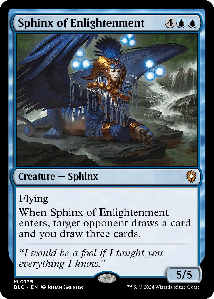 Sphinx of Enlightenment [Bloomburrow Commander] | Black Swamp Games
