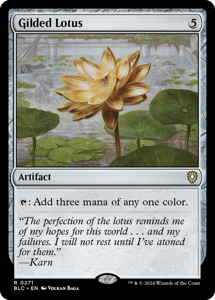 Gilded Lotus [Bloomburrow Commander] | Black Swamp Games