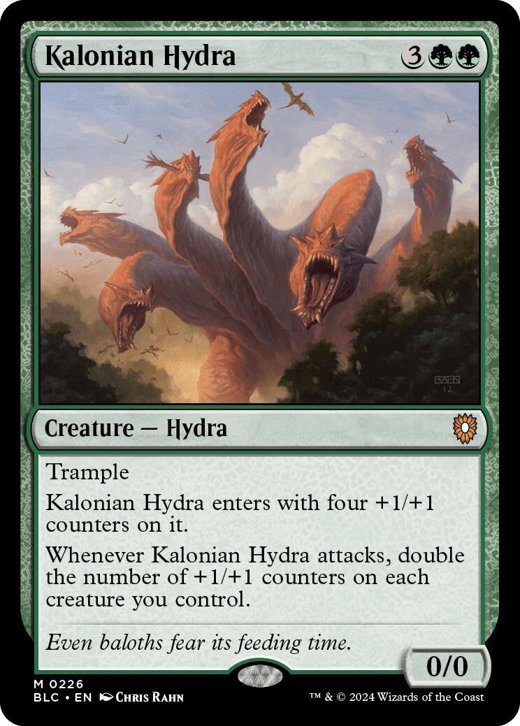 Kalonian Hydra [Bloomburrow Commander] | Black Swamp Games