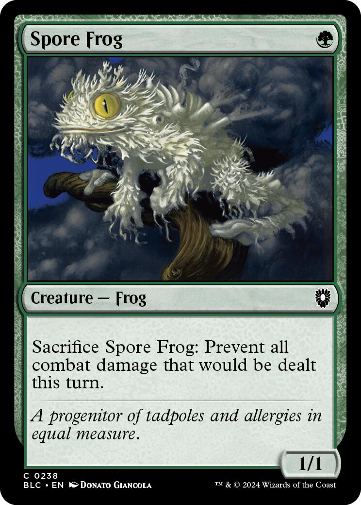 Spore Frog [Bloomburrow Commander] | Black Swamp Games