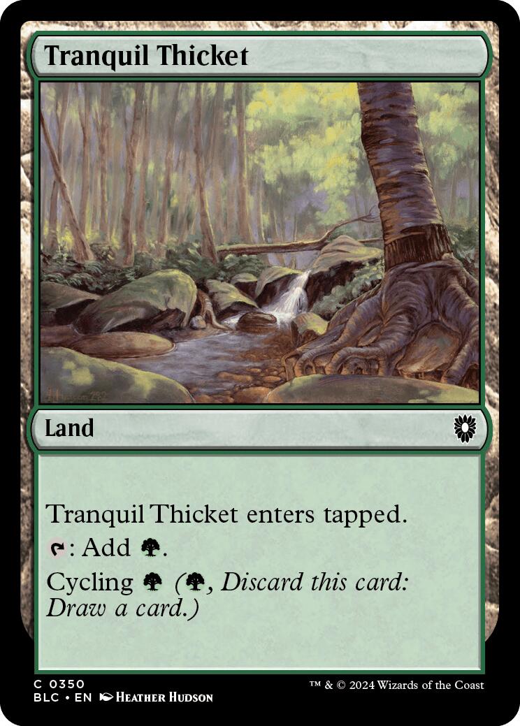 Tranquil Thicket [Bloomburrow Commander] | Black Swamp Games