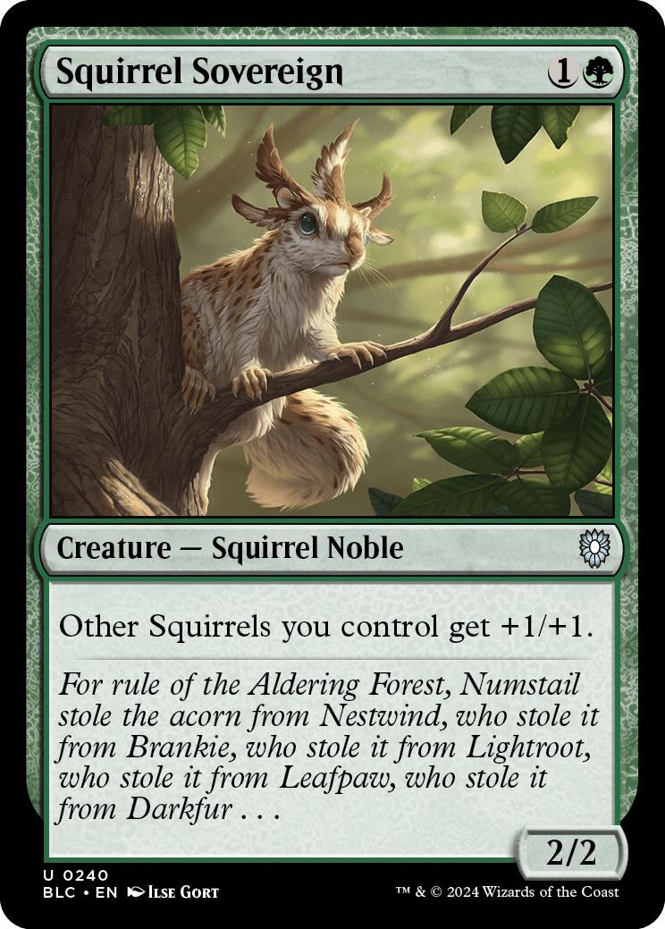 Squirrel Sovereign [Bloomburrow Commander] | Black Swamp Games