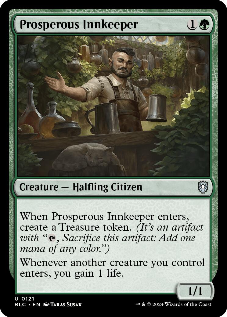 Prosperous Innkeeper [Bloomburrow Commander] | Black Swamp Games