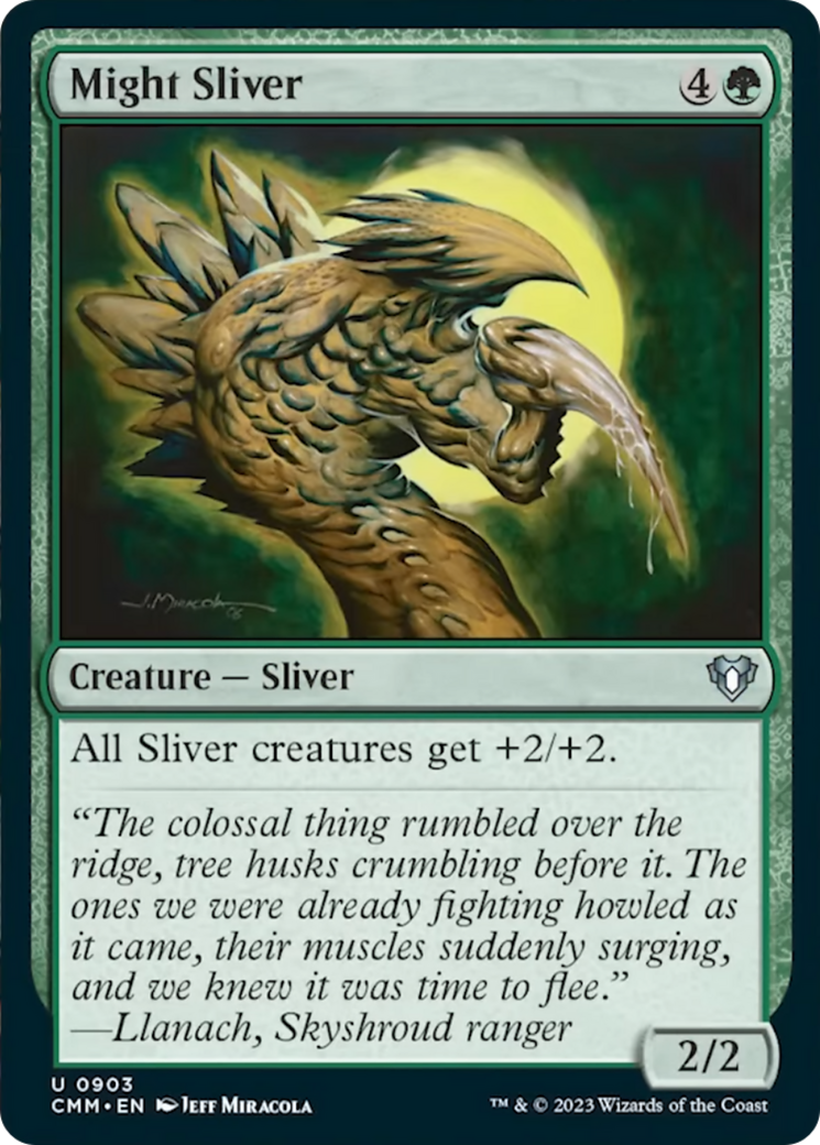 Might Sliver [Commander Masters] | Black Swamp Games