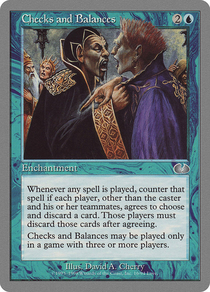 Checks and Balances [Unglued] | Black Swamp Games