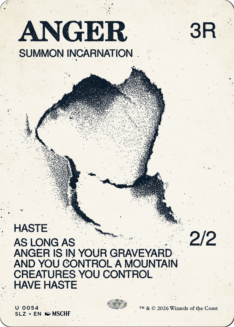 Anger (0054) [Secret Lair x MSCHF: The Zeta Set] | Black Swamp Games