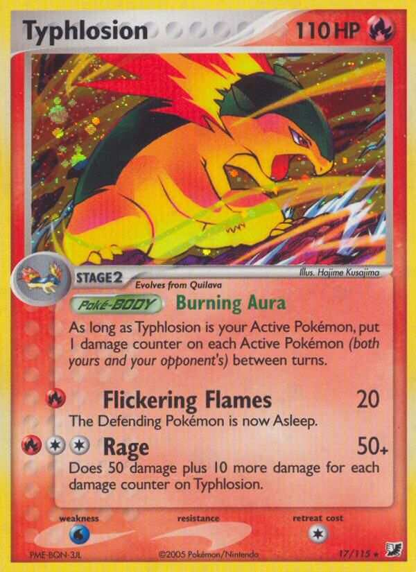 Typhlosion(17/115) (Theme Deck Exclusive) [EX: Unseen Forces] | Black Swamp Games