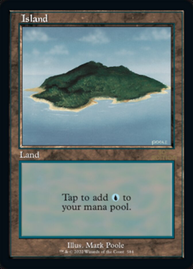Island (Retro) (584) [30th Anniversary Edition] | Black Swamp Games