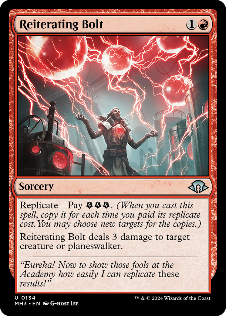 Reiterating Bolt [Modern Horizons 3] | Black Swamp Games