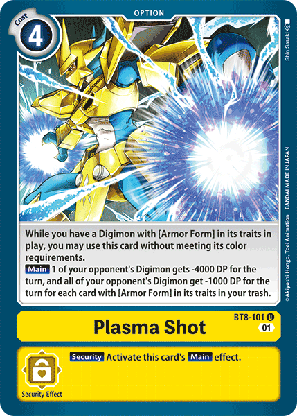 Plasma Shot [BT8-101] [New Awakening] | Black Swamp Games