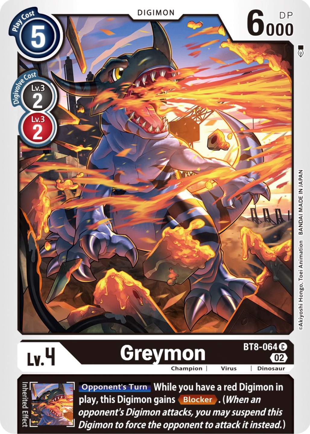 Greymon [BT8-064] (Winner Pack Dimensional Phase) [New Awakening Promos] | Black Swamp Games