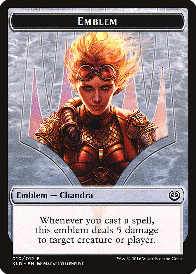 Chandra, Torch of Defiance Emblem [Kaladesh Tokens] | Black Swamp Games