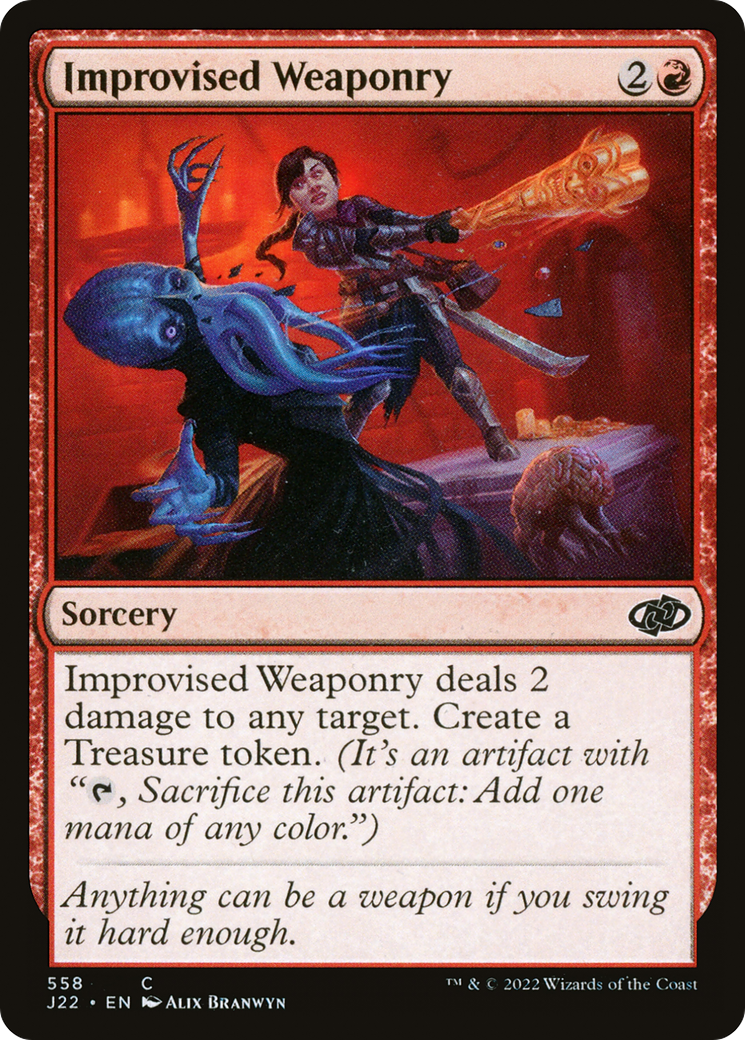 Improvised Weaponry [Jumpstart 2022] | Black Swamp Games
