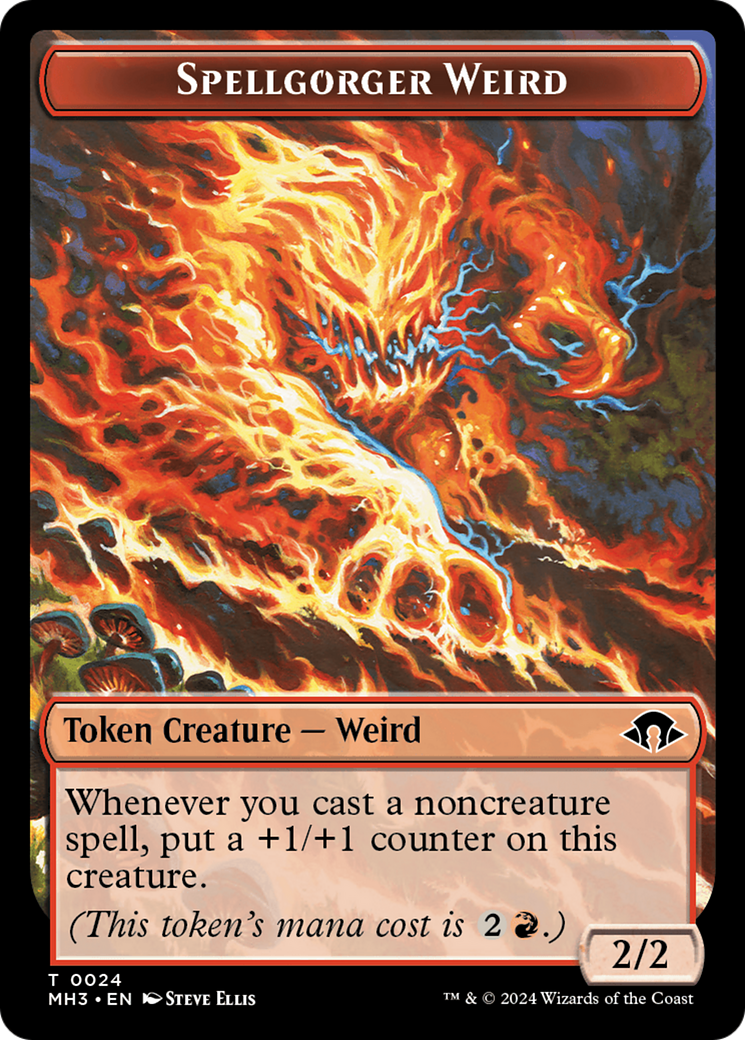 Spellgorger Weird Token [Modern Horizons 3 Tokens] | Black Swamp Games