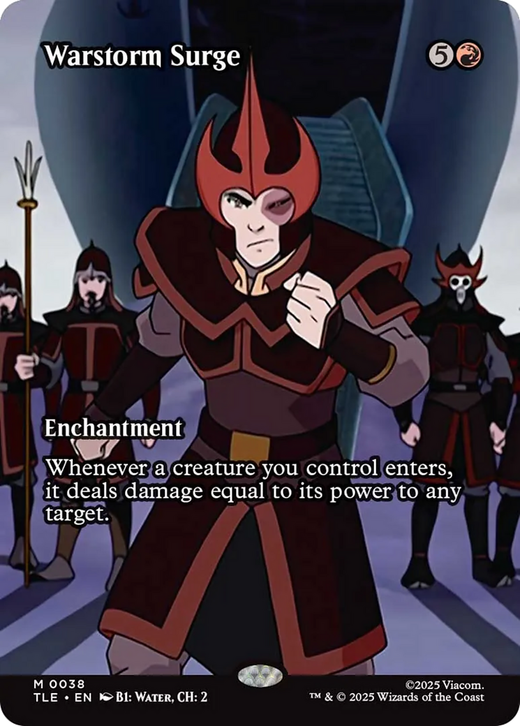 Warstorm Surge (Borderless) [Avatar: The Last Airbender: Eternal-Legal] | Black Swamp Games