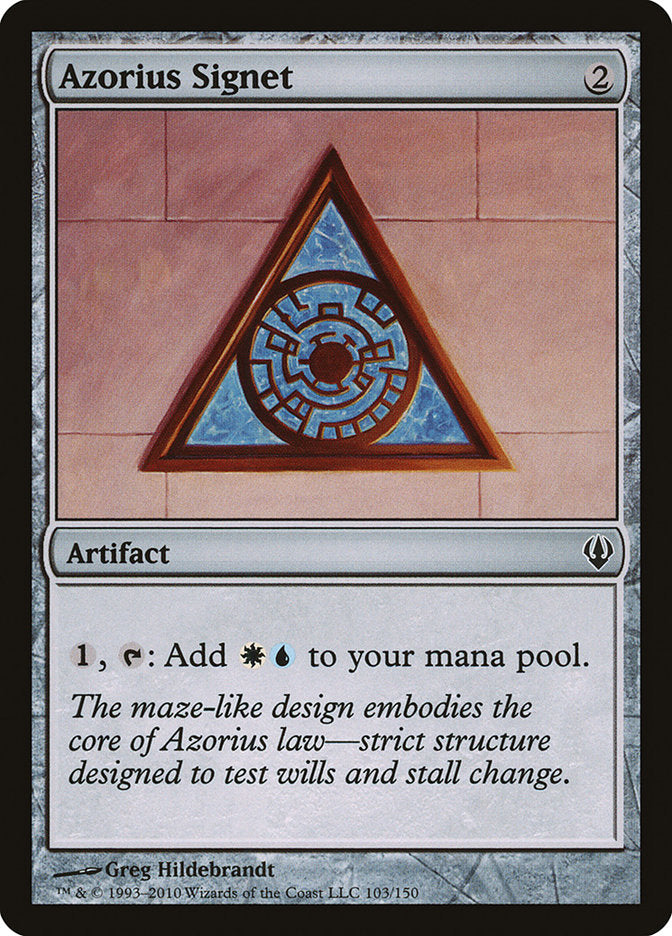 Azorius Signet [Archenemy] | Black Swamp Games