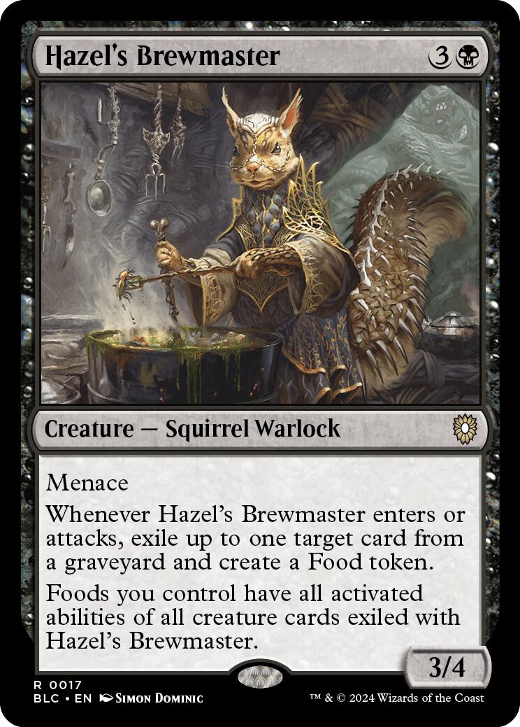 Hazel's Brewmaster [Bloomburrow Commander] | Black Swamp Games