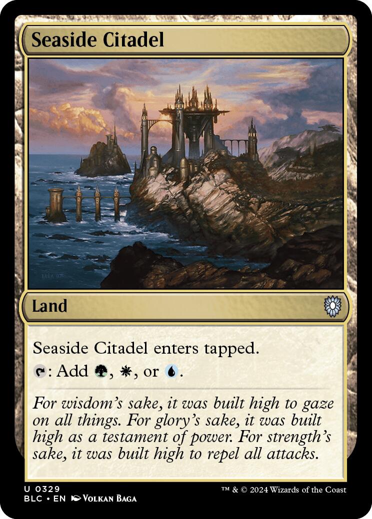 Seaside Citadel [Bloomburrow Commander] | Black Swamp Games