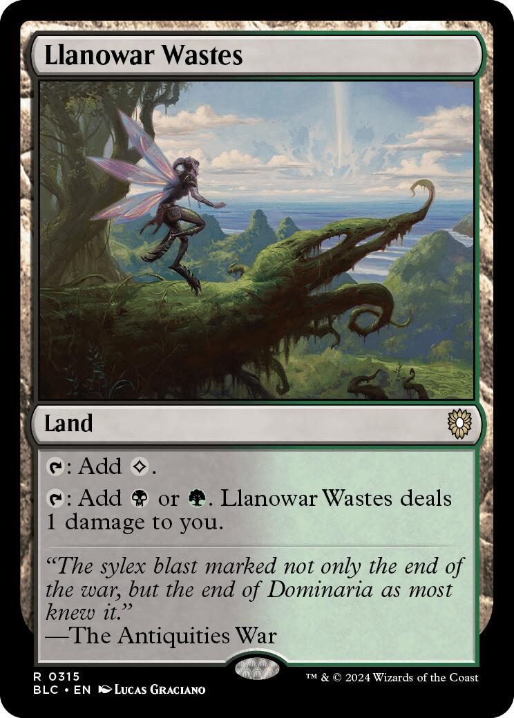 Llanowar Wastes [Bloomburrow Commander] | Black Swamp Games