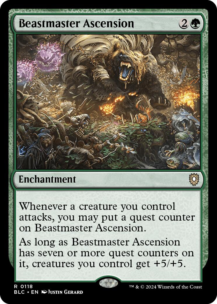 Beastmaster Ascension [Bloomburrow Commander] | Black Swamp Games