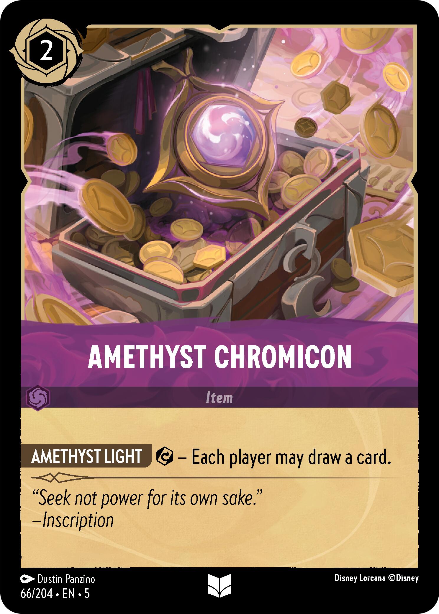 Amethyst Chromicon (66/204) [Shimmering Skies] | Black Swamp Games