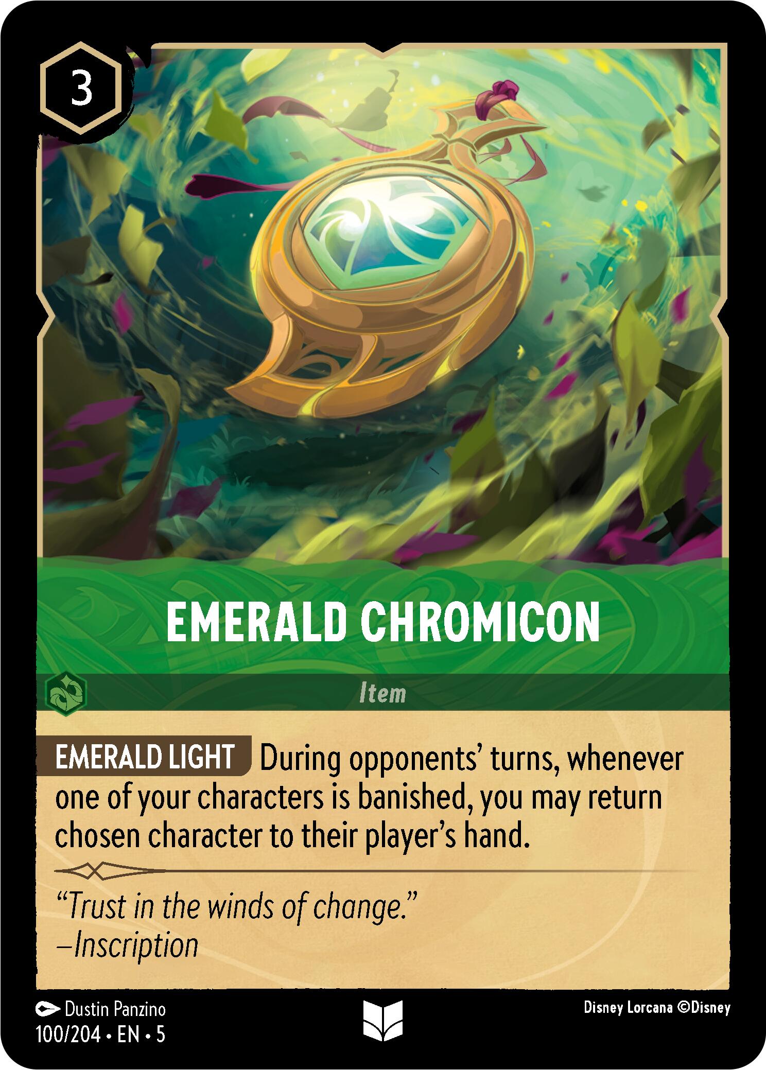 Emerald Chromicon (100/204) [Shimmering Skies] | Black Swamp Games