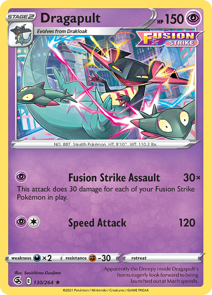 Dragapult (130/264) (Theme Deck Exclusive) [Sword & Shield: Fusion Strike] | Black Swamp Games