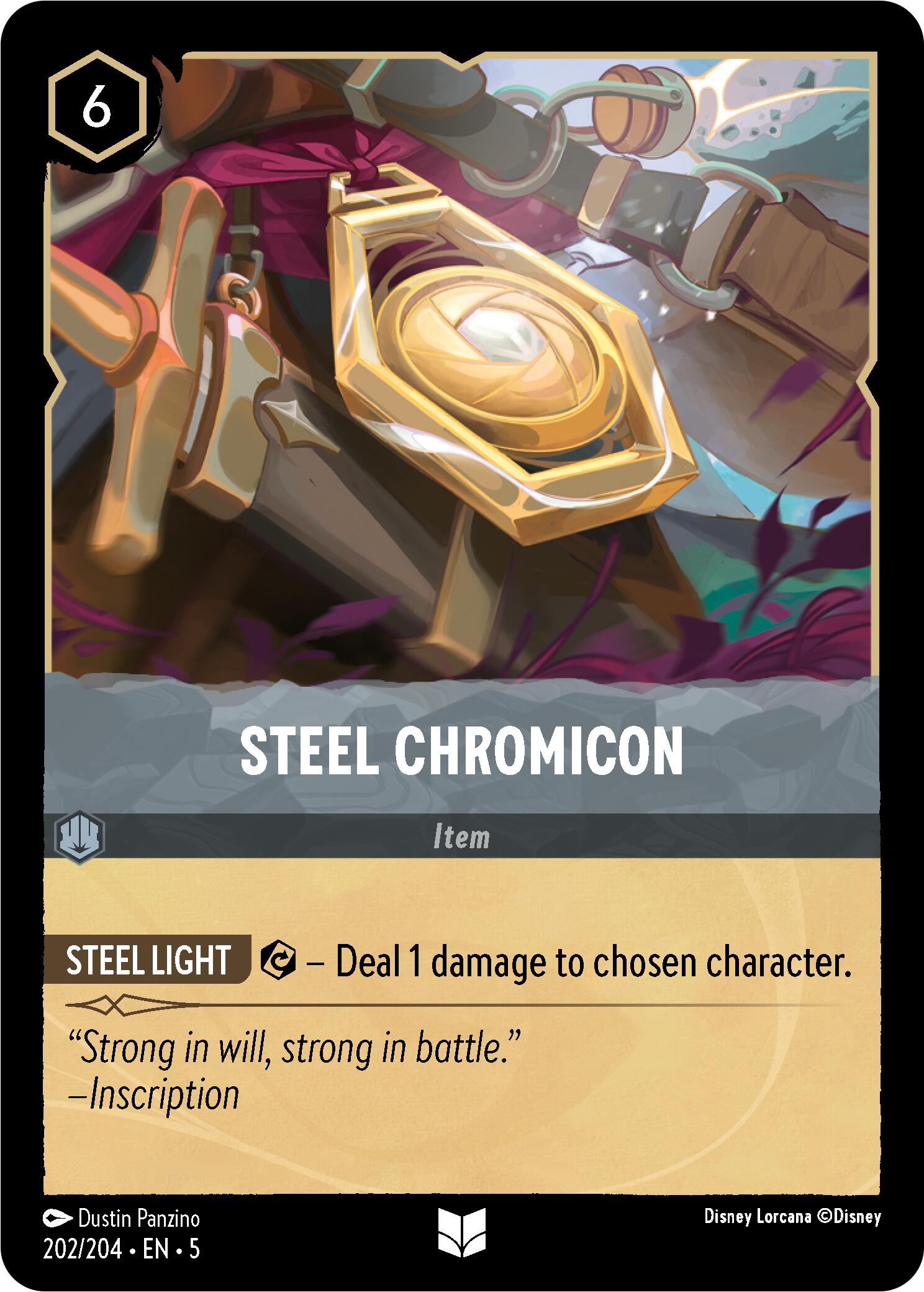 Steel Chromicon (202/204) [Shimmering Skies] | Black Swamp Games