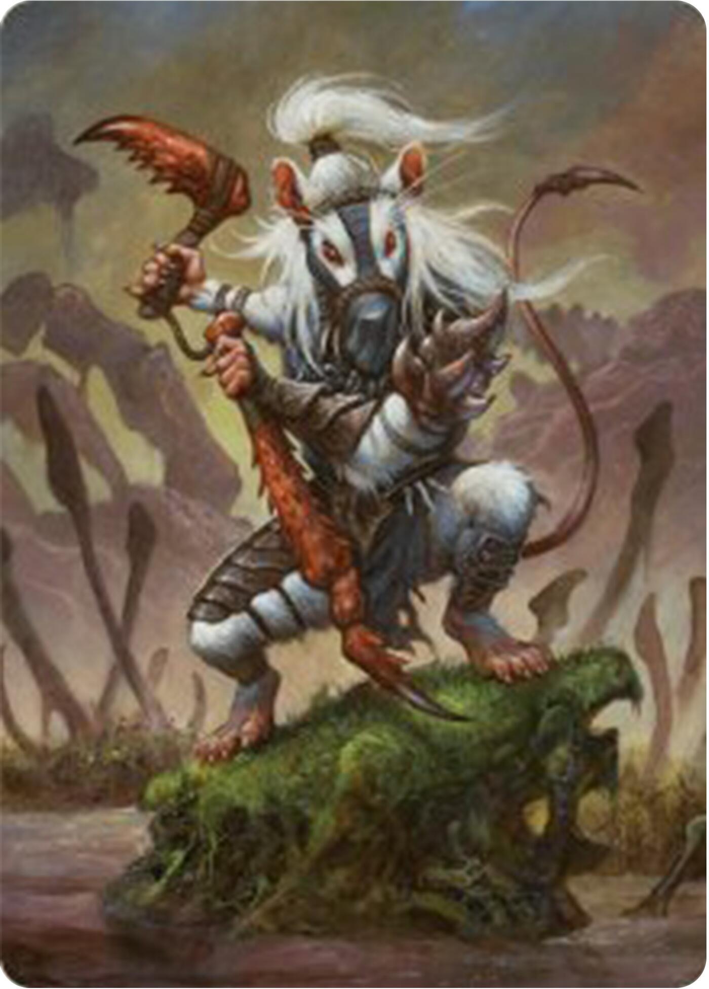 Ink-Eyes, Servant of Oni Art Card [Bloomburrow Art Series] | Black Swamp Games