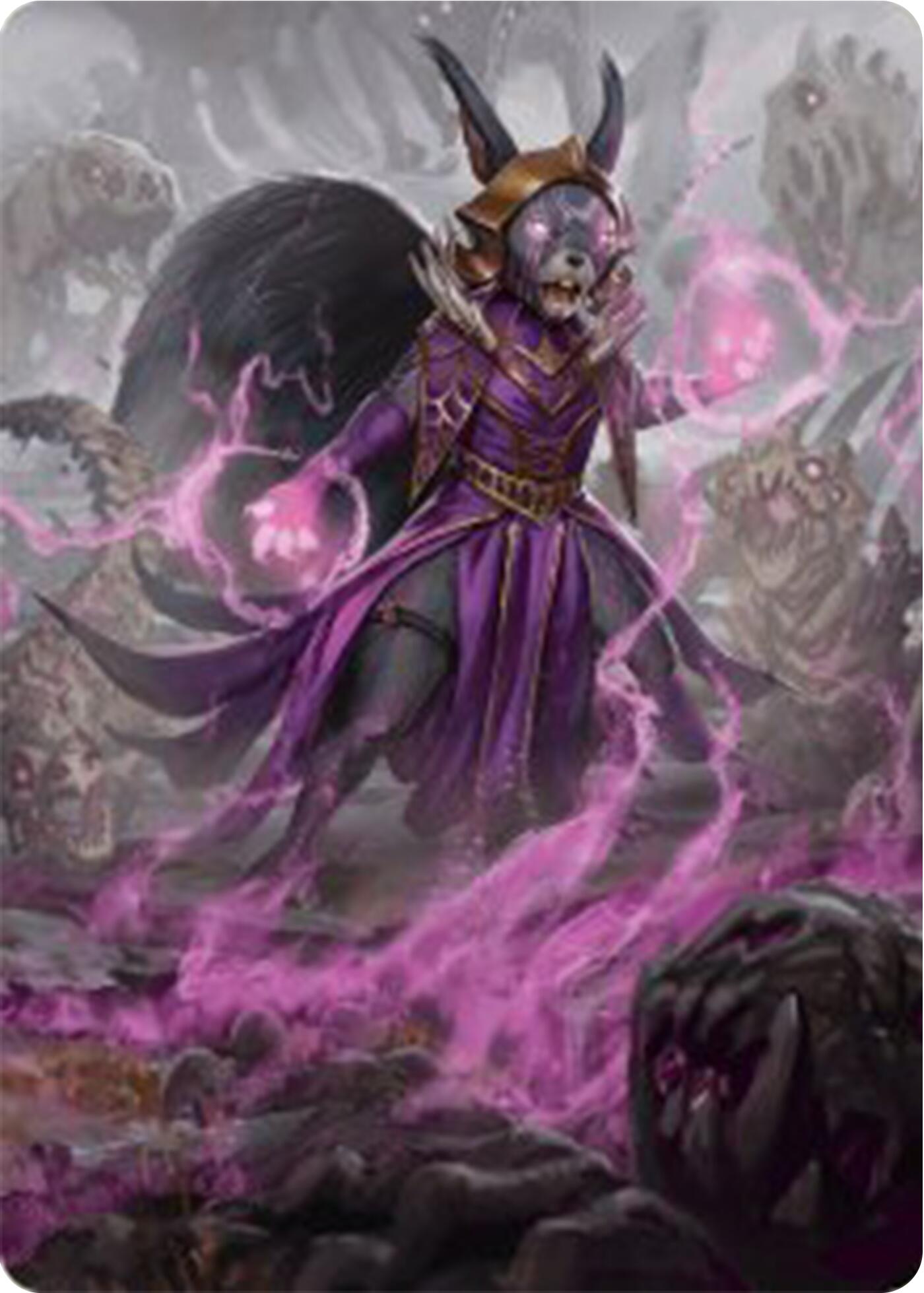 Liliana of the Dark Realms Art Card [Bloomburrow Art Series] | Black Swamp Games