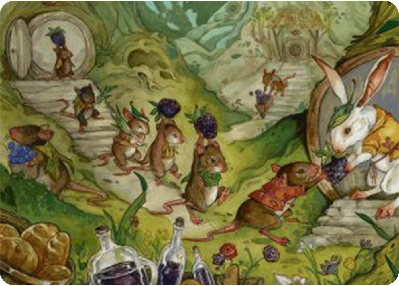 For the Common Good Art Card (43/54) [Bloomburrow Art Series] | Black Swamp Games