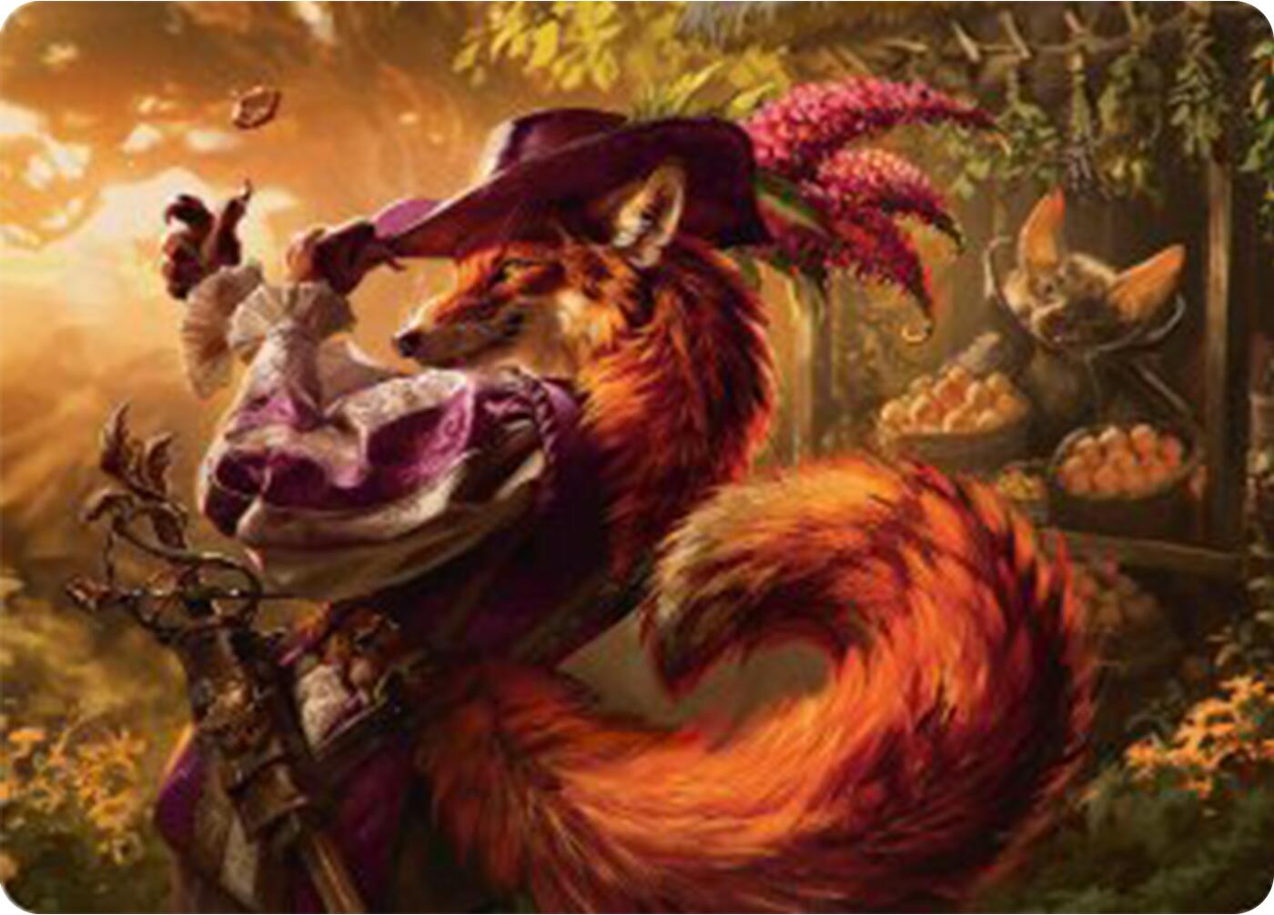 Mr. Foxglove Art Card [Bloomburrow Art Series] | Black Swamp Games