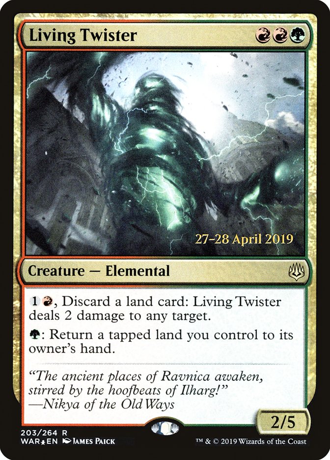 Living Twister [War of the Spark Prerelease Promos] | Black Swamp Games