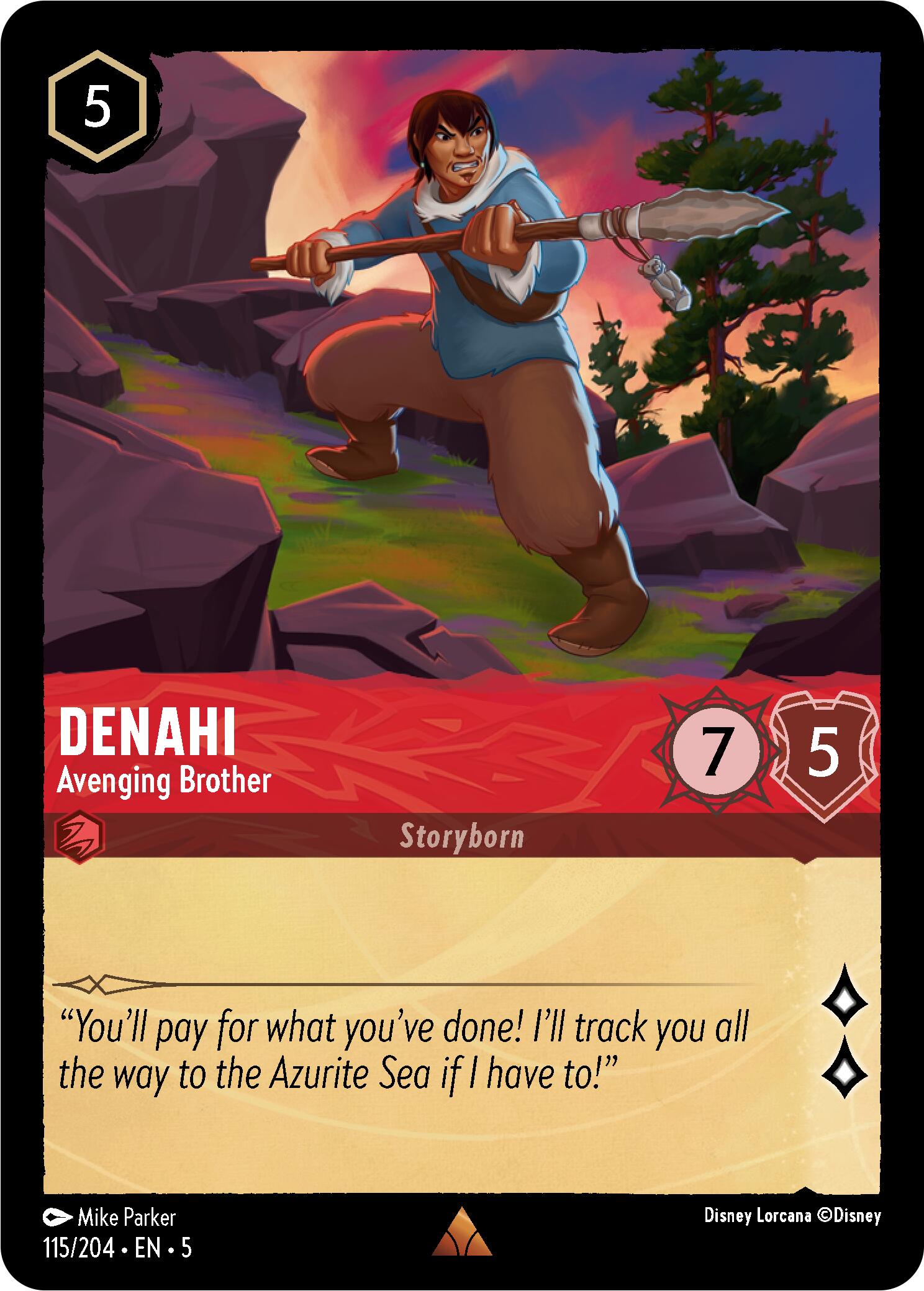 Denahi - Avenging Brother (115/204) [Shimmering Skies] | Black Swamp Games